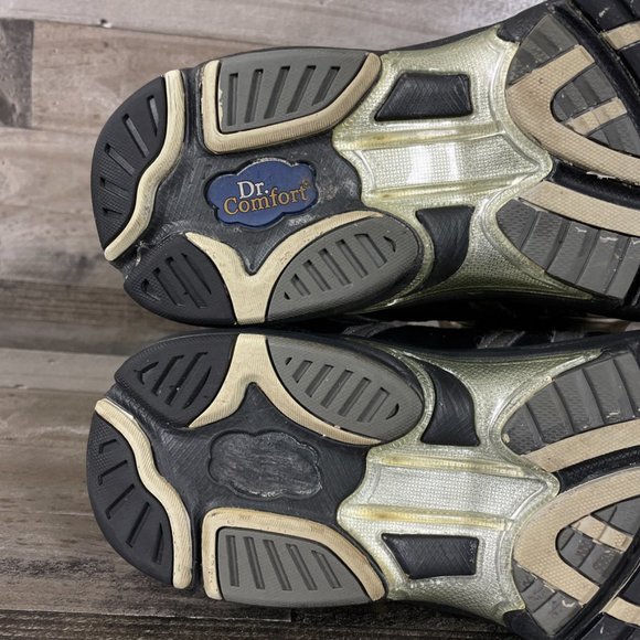 Dr. Comfort Performance Mens 11 W Black & Gray Athletic Shoes 7610 - Picture 11 of 12